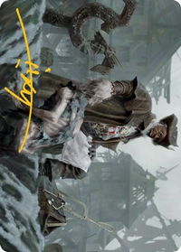 Jadar, Ghoulcaller of Nephalia Art Card (Gold-Stamped Signature) - Art Series: Innistrad: Midnight Hunt (ASMID) #36 - Special Magic: The Gathering Trading Card