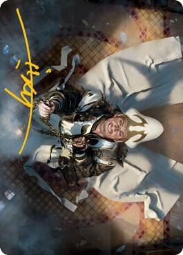 Jerren, Corrupted Bishop Art Card (Gold-Stamped Signature) - Art Series: Innistrad: Midnight Hunt Magic: The Gathering trading card