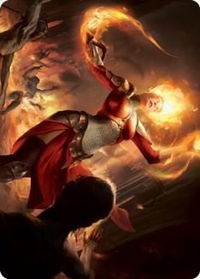 Light Up the Night Art Card - Art Series: Innistrad: Midnight Hunt (ASMID) #43 - Special Magic: The Gathering Trading Card