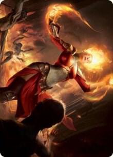 Light Up the Night Art Card - Art Series: Innistrad: Midnight Hunt Magic: The Gathering trading card