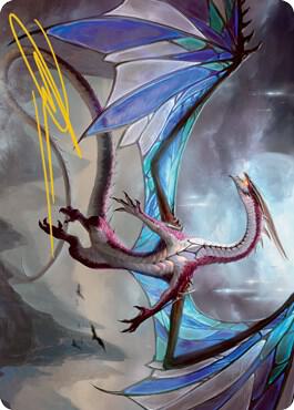 Moonveil Regent Art Card (Gold-Stamped Signature) - Art Series: Innistrad: Midnight Hunt Magic: The Gathering trading card