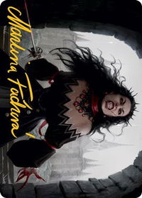 Voldaren Stinger Art Card (Gold-Stamped Signature) - Art Series: Innistrad: Midnight Hunt (ASMID) #46 - Special Magic: The Gathering Trading Card