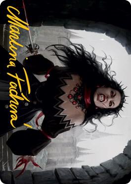 Voldaren Stinger Art Card (Gold-Stamped Signature) - Art Series: Innistrad: Midnight Hunt Magic: The Gathering trading card