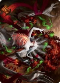 Dryad's Revival Art Card - Art Series: Innistrad: Midnight Hunt (ASMID) #50 - Special Magic: The Gathering Trading Card