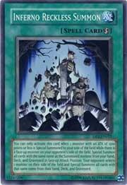 Inferno Reckless Summon - Duelist Pack 2: Chazz Princeton (DP2) #DP2-EN025 - Super Rare YuGiOh Trading Card