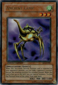 Ancient Lamp - Sneak Preview Series 2  #SP2-EN001 - Ultra Rare YuGiOh Trading Card