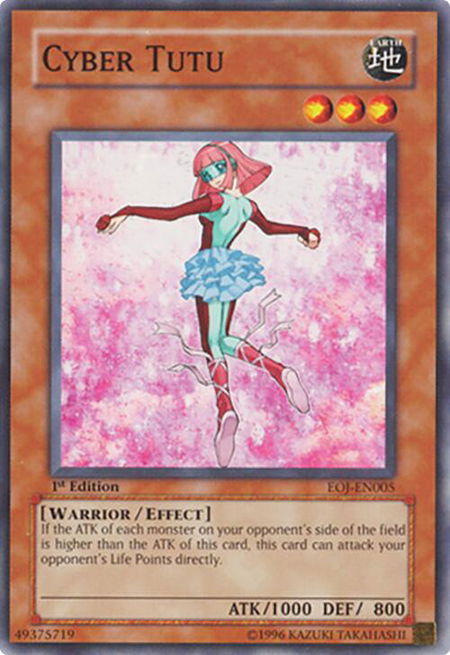 Cyber Tutu - Enemy of Justice YuGiOh trading card