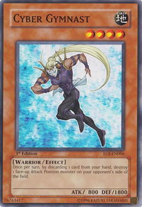 Cyber Gymnast - Enemy of Justice (EOJ) #EOJ-EN006 - Common / Short Print YuGiOh Trading Card