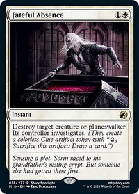 Fateful Absence - Promo Pack: Innistrad: Midnight Hunt (PPMID) #18p - Rare Magic: The Gathering Trading Card