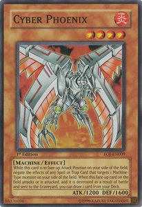 Cyber Phoenix - Enemy of Justice (EOJ) #EOJ-EN009 - Super Rare YuGiOh Trading Card