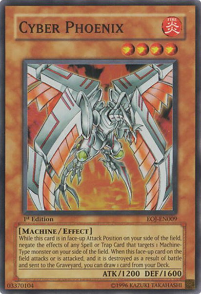 Cyber Phoenix - Enemy of Justice YuGiOh trading card