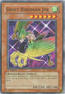 Swift Birdman Joe - Enemy of Justice (EOJ) #EOJ-EN012 - Common / Short Print YuGiOh Trading Card
