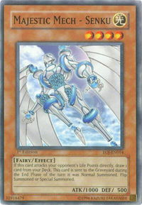 Majestic Mech - Senku - Enemy of Justice (EOJ) #EOJ-EN014 - Common / Short Print YuGiOh Trading Card