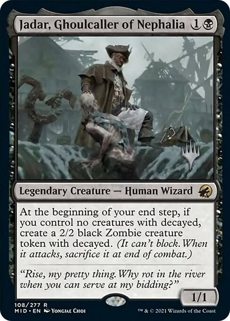 Jadar, Ghoulcaller of Nephalia - Promo Pack: Innistrad: Midnight Hunt Magic: The Gathering trading card