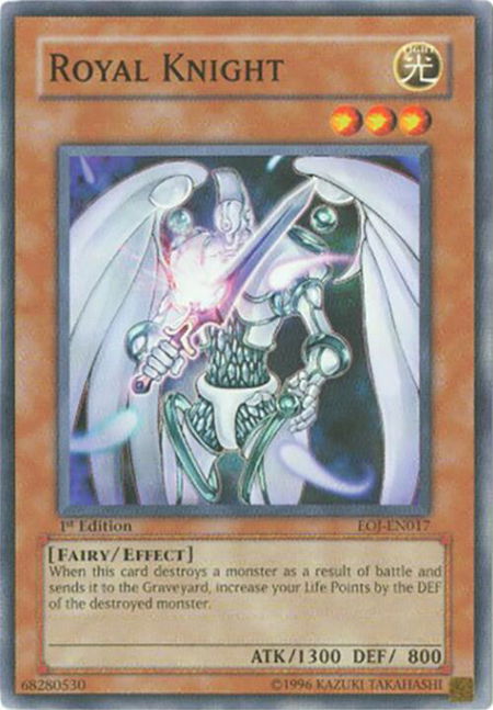 Royal Knight - Enemy of Justice YuGiOh trading card