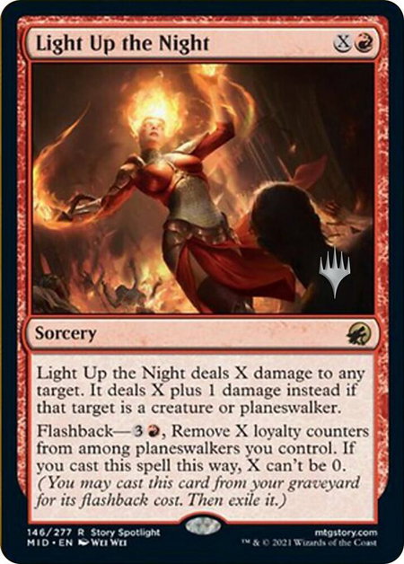 Light Up the Night - Promo Pack: Innistrad: Midnight Hunt Magic: The Gathering trading card