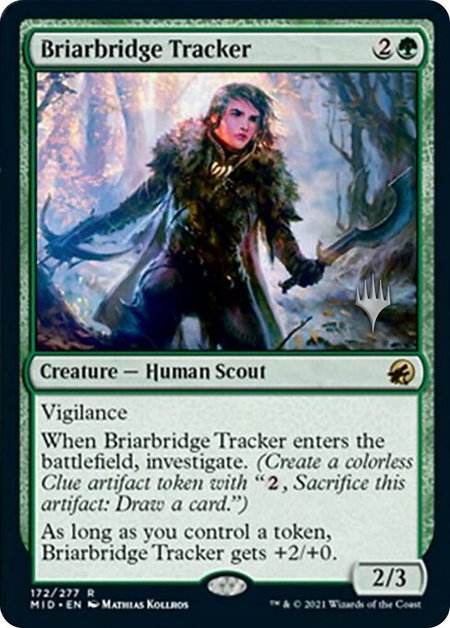 Briarbridge Tracker - Promo Pack: Innistrad: Midnight Hunt Magic: The Gathering trading card