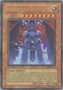 Voltanis the Adjudicator - Enemy of Justice (EOJ) #EOJ-EN023 - Ultra Rare YuGiOh Trading Card