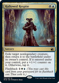 Hallowed Respite - Promo Pack: Innistrad: Midnight Hunt (PPMID) #227p - Rare Magic: The Gathering Trading Card
