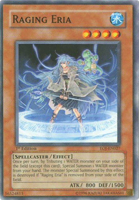 Raging Eria - Enemy of Justice YuGiOh trading card