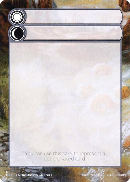 Helper Card - 5/9 - Innistrad: Midnight Hunt Magic: The Gathering trading card