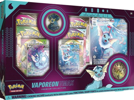 Vaporeon VMAX Premium Collection trading card from Miscellaneous Cards & Products Vaporeon VMAX Premium Collection - Miscellaneous Cards & Products Pokémon trading card