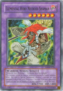 Elemental Hero Necroid Shaman - Enemy of Justice (EOJ) #EOJ-EN036 - Common / Short Print YuGiOh Trading Card