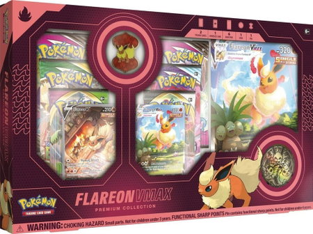 Flareon VMAX Premium Collection trading card from Miscellaneous Cards & Products Flareon VMAX Premium Collection - Miscellaneous Cards & Products Pokémon trading card