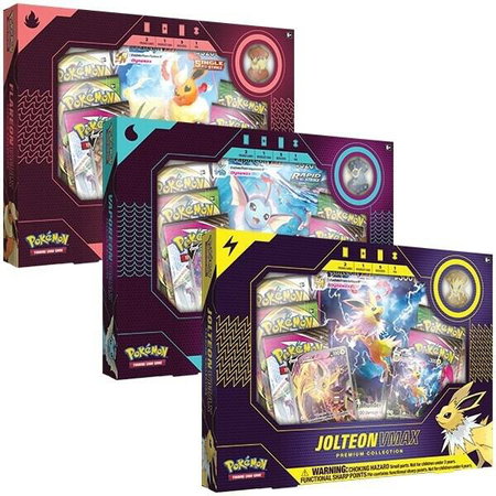 Eevee Evolution VMAX Premium Collection [Set of 3] - Miscellaneous Cards & Products Pokémon trading card