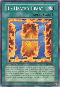 H - Heated Heart - Enemy of Justice (EOJ) #EOJ-EN038 - Common / Short Print YuGiOh Trading Card
