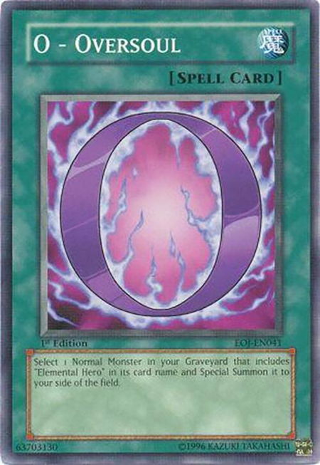 O - Oversoul - Enemy of Justice YuGiOh trading card