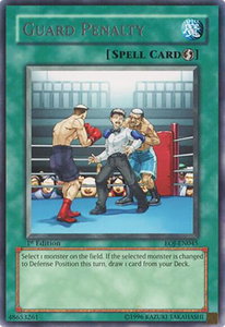 Guard Penalty - Enemy of Justice (EOJ) #EOJ-EN045 - Rare YuGiOh Trading Card