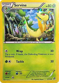Servine - 3/114 (Cracked Ice Holo) - Miscellaneous Cards & Products (MCAP) #003/114 - Promo Pokémon Trading Card
