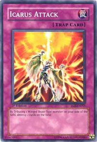 Icarus Attack - Enemy of Justice (EOJ) #EOJ-EN055 - Common / Short Print YuGiOh Trading Card