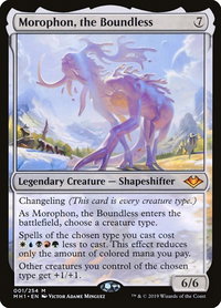 Morophon, the Boundless - Promo Pack: Innistrad: Midnight Hunt (PPMID) #1p - Mythic Rare Magic: The Gathering Trading Card