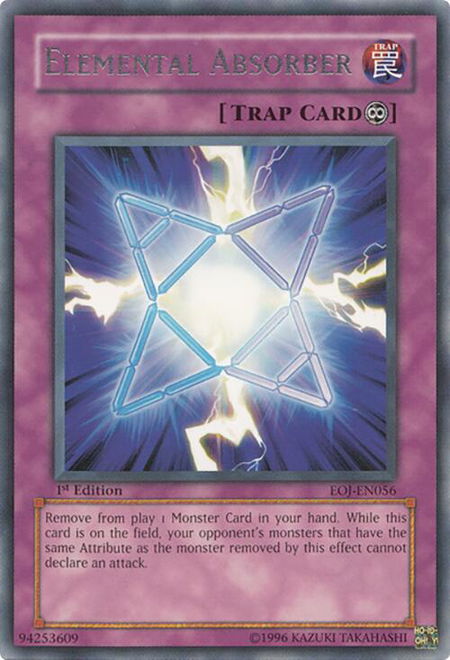 Elemental Absorber - Enemy of Justice YuGiOh trading card