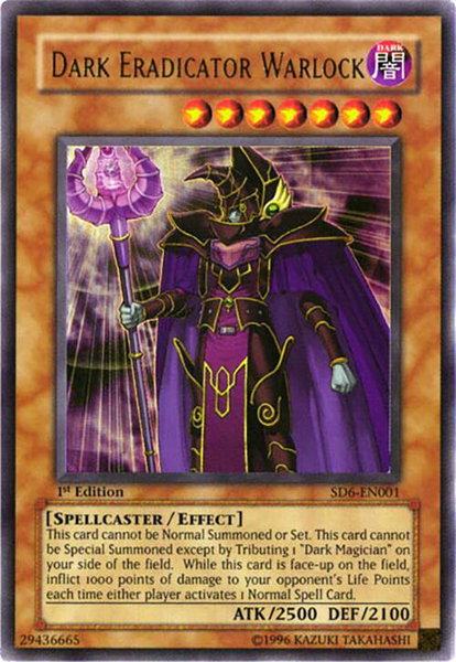 Dark Eradicator Warlock - Structure Deck: Spellcaster's Judgment YuGiOh trading card