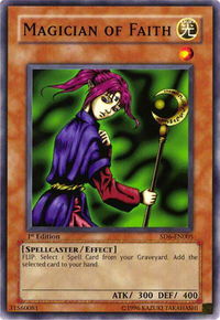 Magician of Faith - Structure Deck: Spellcaster's Judgment (SD6) #SD6-EN005 - Common / Short Print YuGiOh Trading Card