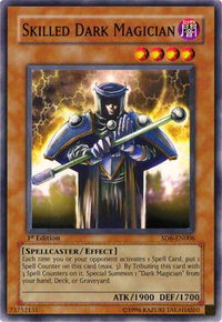 Skilled Dark Magician - Structure Deck: Spellcaster's Judgment (SD6) #SD6-EN006 - Common / Short Print YuGiOh Trading Card