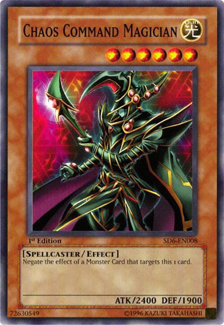 Chaos Command Magician - Structure Deck: Spellcaster's Judgment YuGiOh trading card
