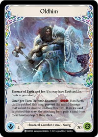 Oldhim // Frostbite - Tales of Aria (ELE) #ELE002 // ELE111 - Token Flesh and Blood Trading Card