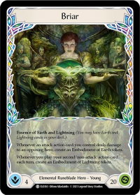 Briar // Frostbite - Tales of Aria (ELE) #ELE063 // ELE111 - Token Flesh and Blood Trading Card
