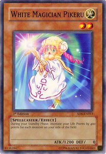 White Magician Pikeru - Structure Deck: Spellcaster's Judgment (SD6) #SD6-EN013 - Common / Short Print YuGiOh Trading Card