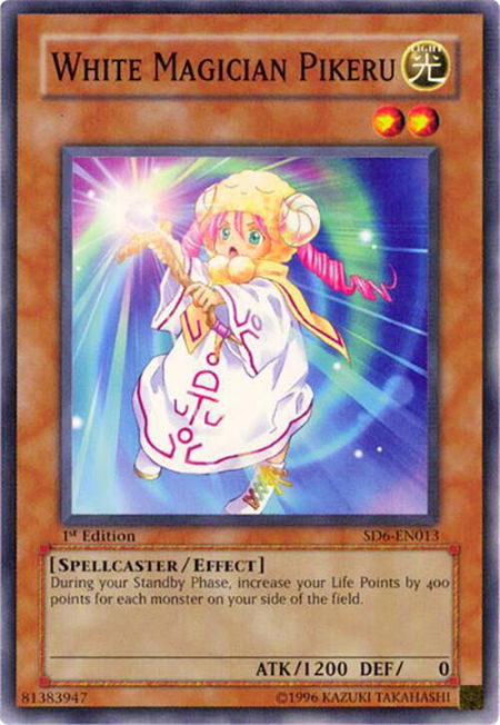 White Magician Pikeru - Structure Deck: Spellcaster's Judgment YuGiOh trading card