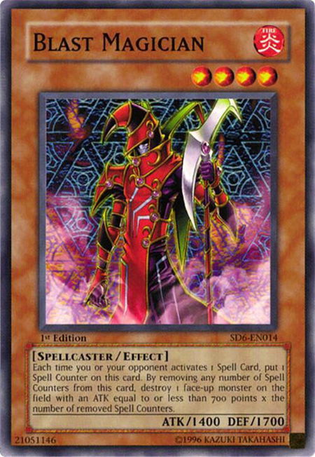 Blast Magician - Structure Deck: Spellcaster's Judgment YuGiOh trading card