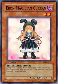 Ebon Magician Curran - Structure Deck: Spellcaster's Judgment (SD6) #SD6-EN015 - Common / Short Print YuGiOh Trading Card