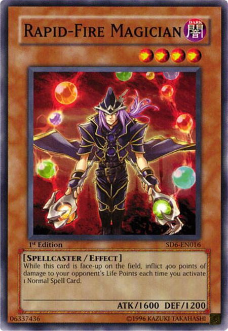 Rapid-Fire Magician - Structure Deck: Spellcaster's Judgment YuGiOh trading card