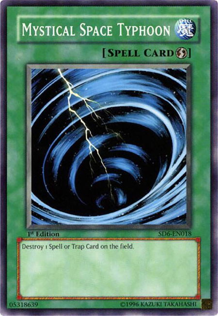 Mystical Space Typhoon - Structure Deck: Spellcaster's Judgment YuGiOh trading card