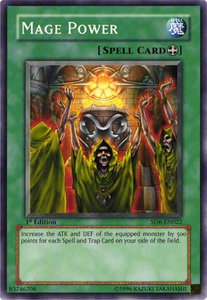 Mage Power - Structure Deck: Spellcaster's Judgment (SD6) #SD6-EN022 - Common / Short Print YuGiOh Trading Card