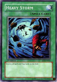 Heavy Storm - Structure Deck: Spellcaster's Judgment (SD6) #SD6-EN023 - Common / Short Print YuGiOh Trading Card